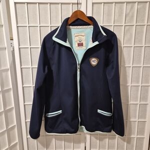 Horseware Ireland Equestrian Navy Waterproof Softshell Jacket Sz XL